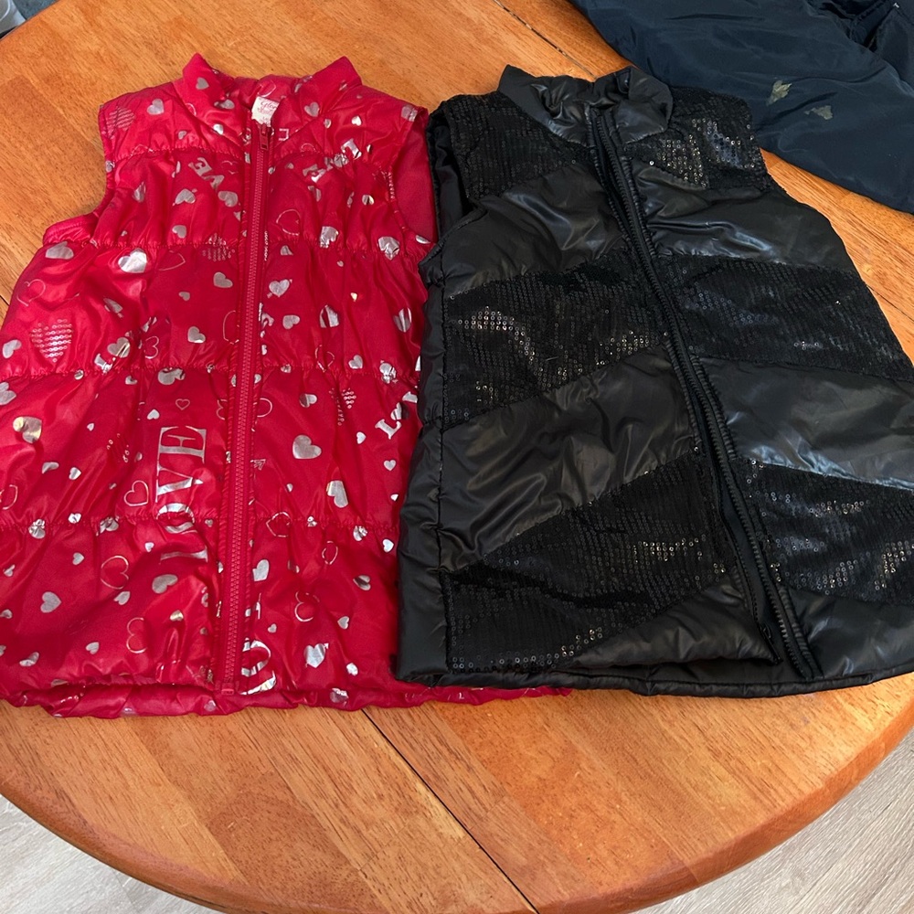 Faded Glory Black Sequin Vest